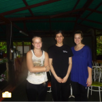 Volunteers and coordinator Eva Amazon Animals Rescue Volunteers